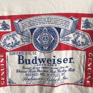 Budweiser ringer tee